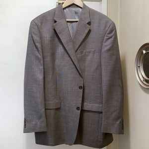 Men's Classic-Fit Stretch Gray Suit jacket
